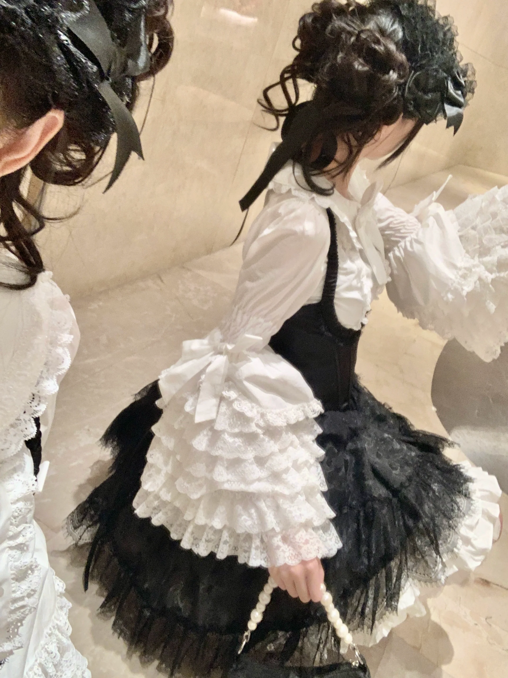 Mengfuzi - Cannelés - Elegant Lolita Cotton Blouse, Hime Sleeve - Image 11