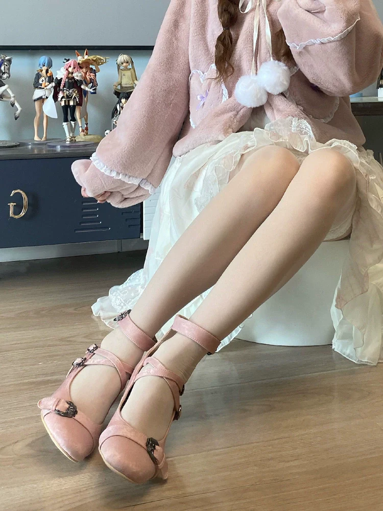 MR.Qiutian - Velia - Elegent Lolita Shoes CLA Thick Heel Shoes - Image 13