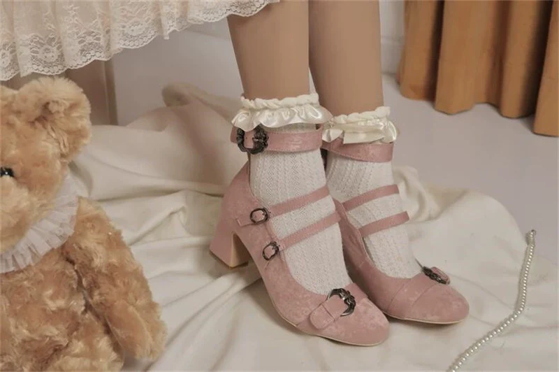MR.Qiutian - Velia - Elegent Lolita Shoes CLA Thick Heel Shoes - Image 16