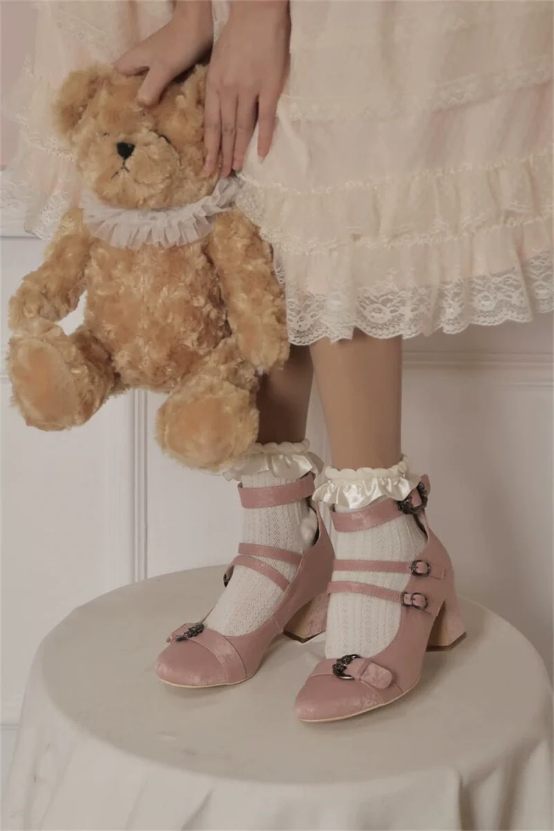 MR.Qiutian - Velia - Elegent Lolita Shoes CLA Thick Heel Shoes - Image 19