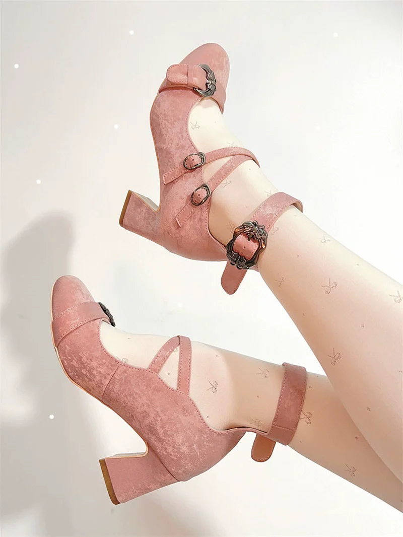 MR.Qiutian - Velia - Elegent Lolita Shoes CLA Thick Heel Shoes - Image 20