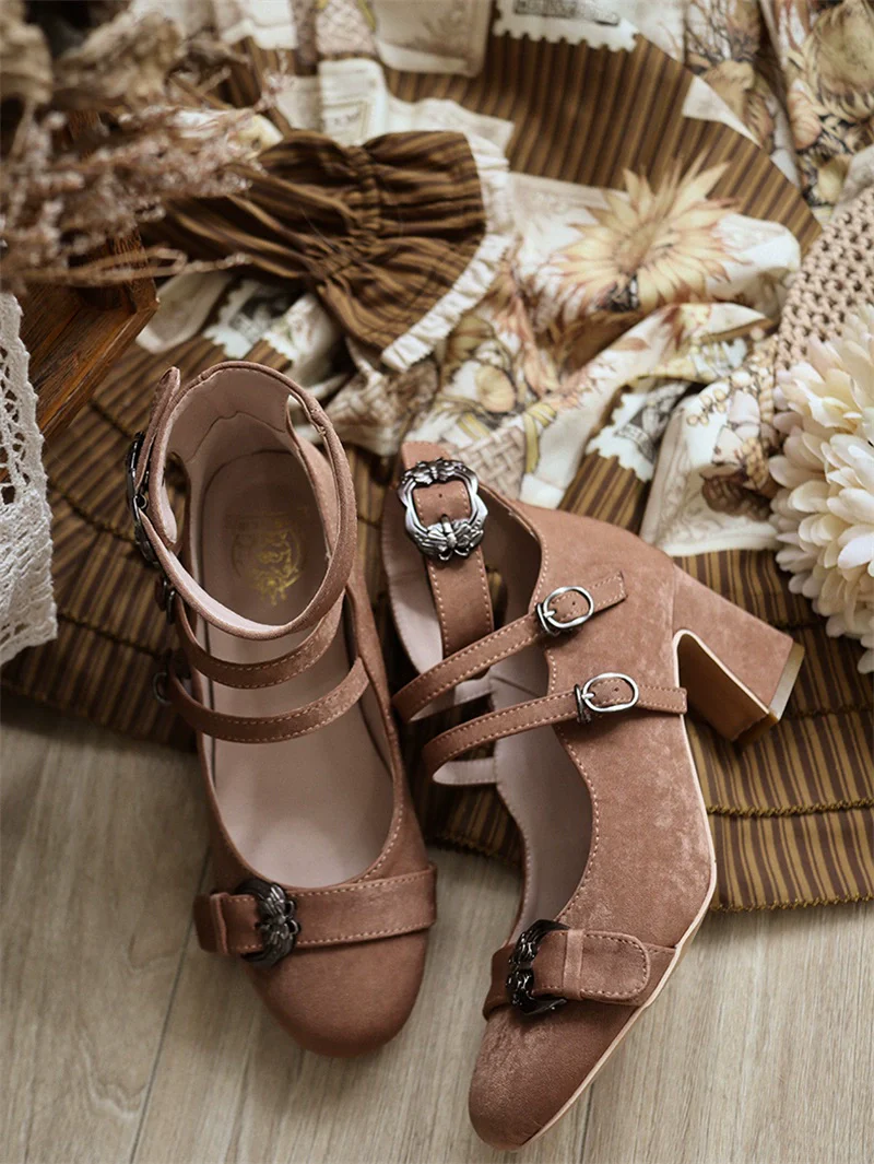 MR.Qiutian - Velia - Elegent Lolita Shoes CLA Thick Heel Shoes - Image 26