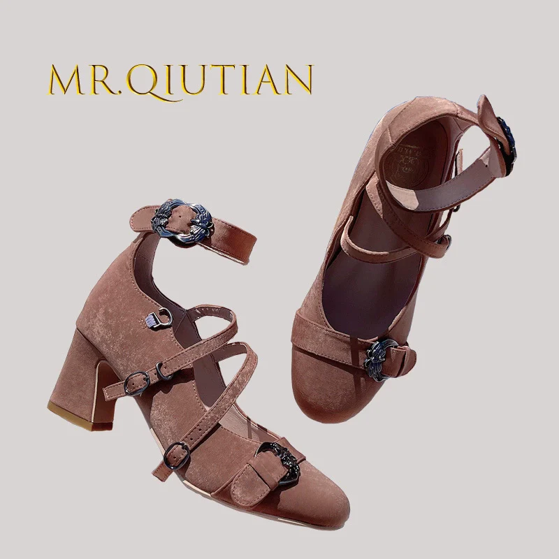 MR.Qiutian - Velia - Elegent Lolita Shoes CLA Thick Heel Shoes - Image 27