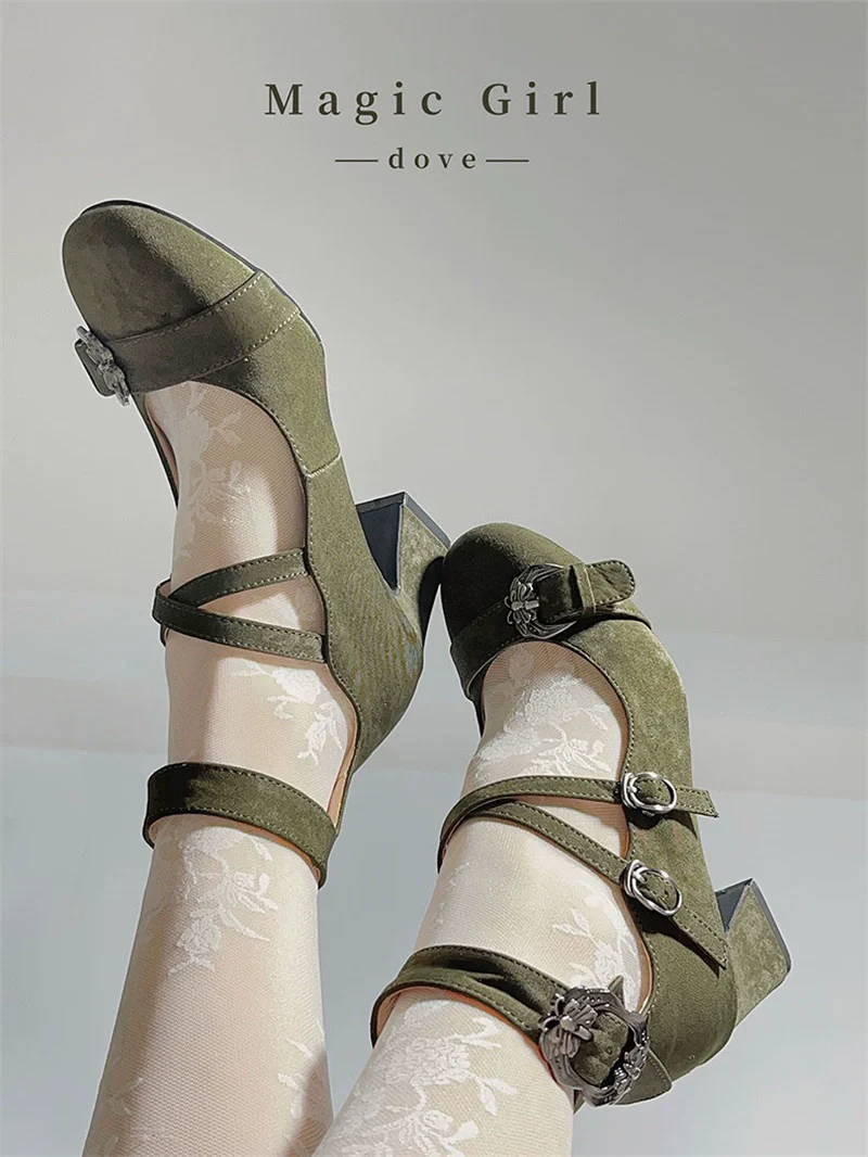 MR.Qiutian - Velia - Elegent Lolita Shoes CLA Thick Heel Shoes - Image 28