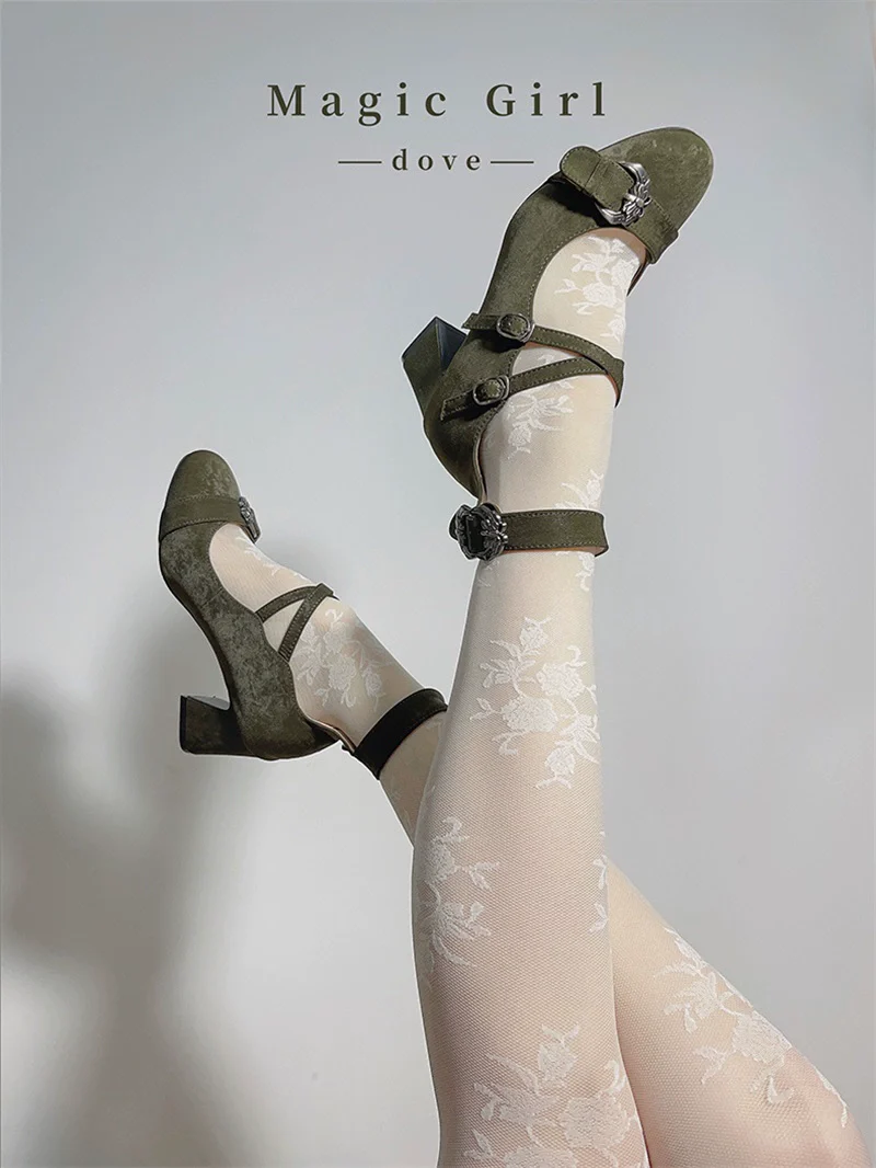 MR.Qiutian - Velia - Elegent Lolita Shoes CLA Thick Heel Shoes - Image 29