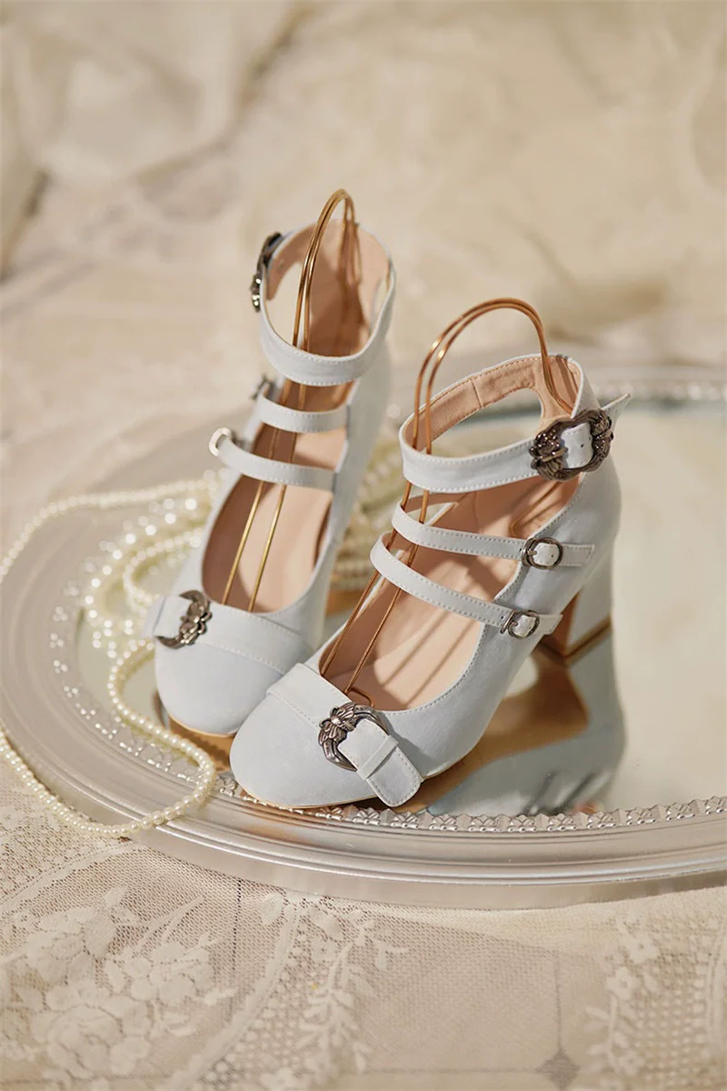 MR.Qiutian - Velia - Elegent Lolita Shoes CLA Thick Heel Shoes - Image 31