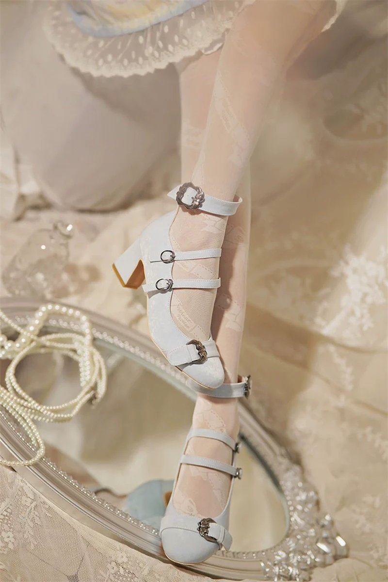 MR.Qiutian - Velia - Elegent Lolita Shoes CLA Thick Heel Shoes - Image 33