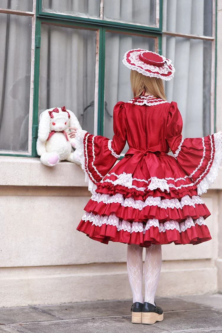 Eternal France Doll - Classic Lolita Doll-like OP Dress - Image 10