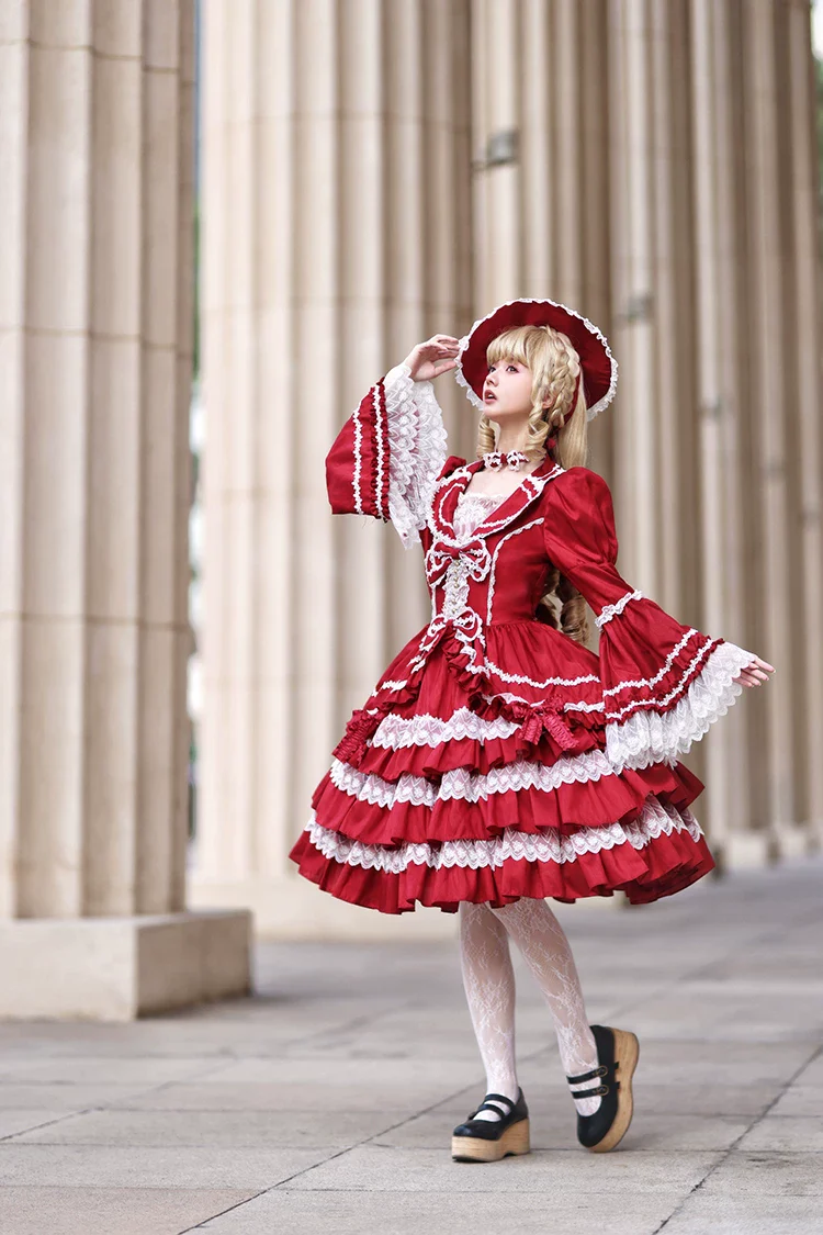 Eternal France Doll - Classic Lolita Doll-like OP Dress - Image 11