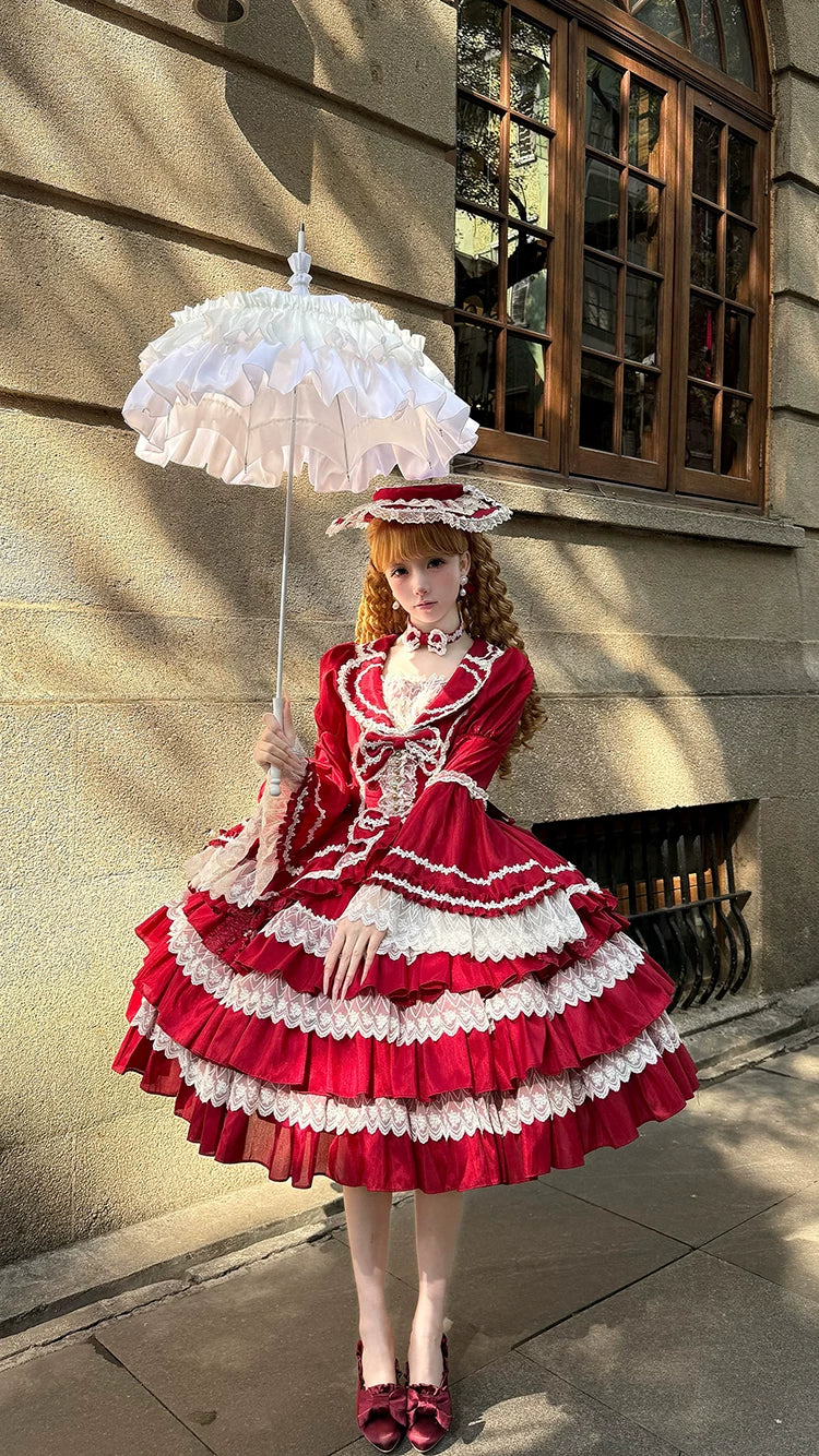 Eternal France Doll - Classic Lolita Doll-like OP Dress - Image 15