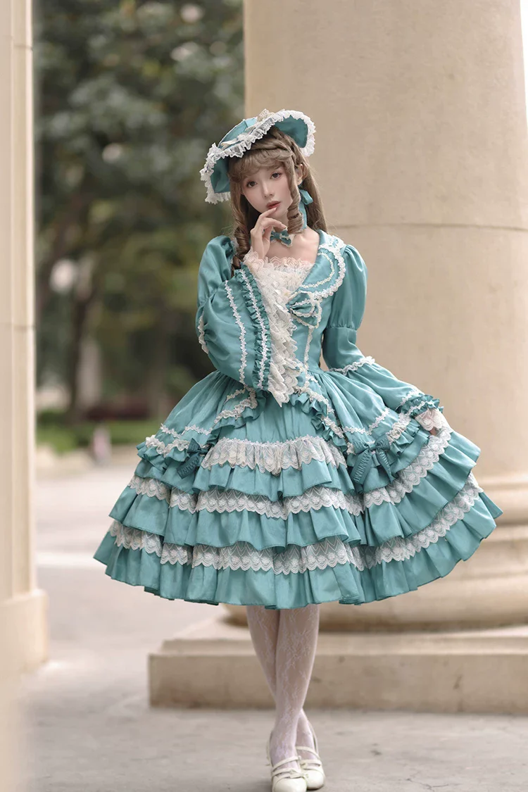 Eternal France Doll - Classic Lolita Doll-like OP Dress - Image 19