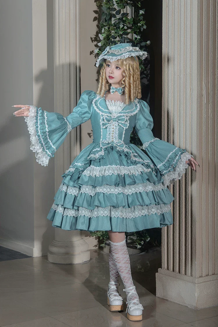 Eternal France Doll - Classic Lolita Doll-like OP Dress - Image 20