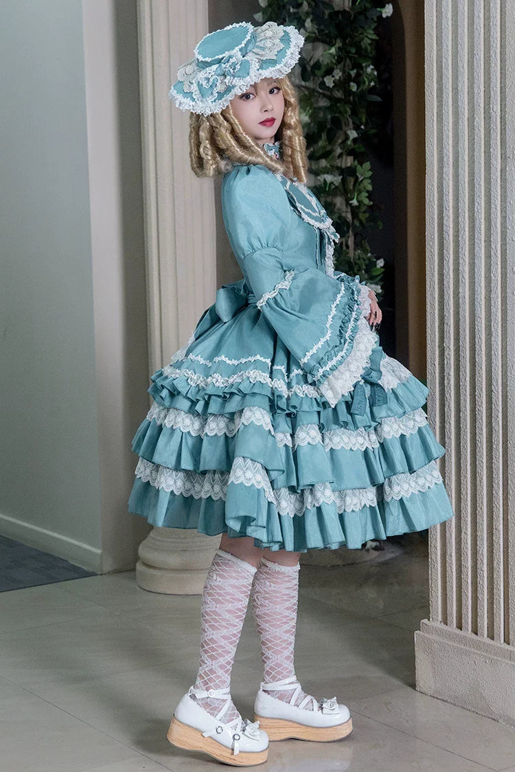Eternal France Doll - Classic Lolita Doll-like OP Dress - Image 21