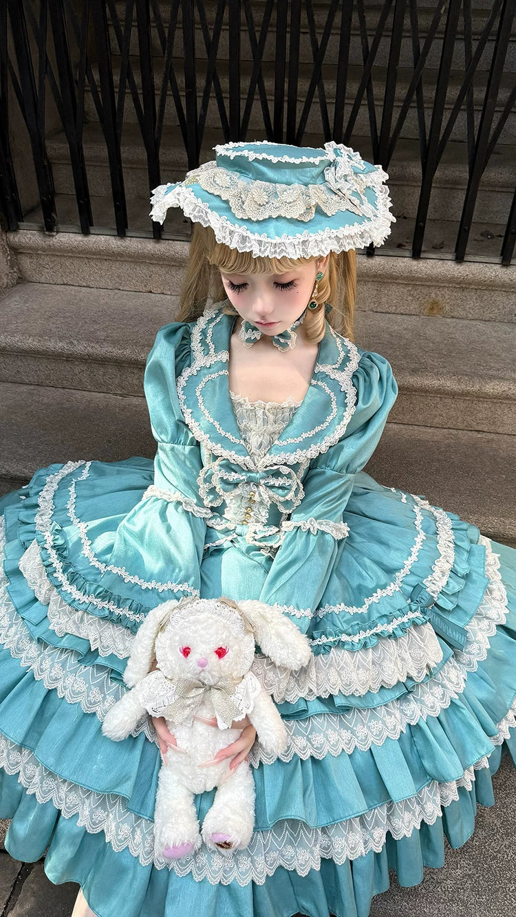 Eternal France Doll - Classic Lolita Doll-like OP Dress - Image 22