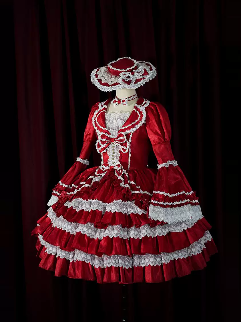 Eternal France Doll - Classic Lolita Doll-like OP Dress - Image 24