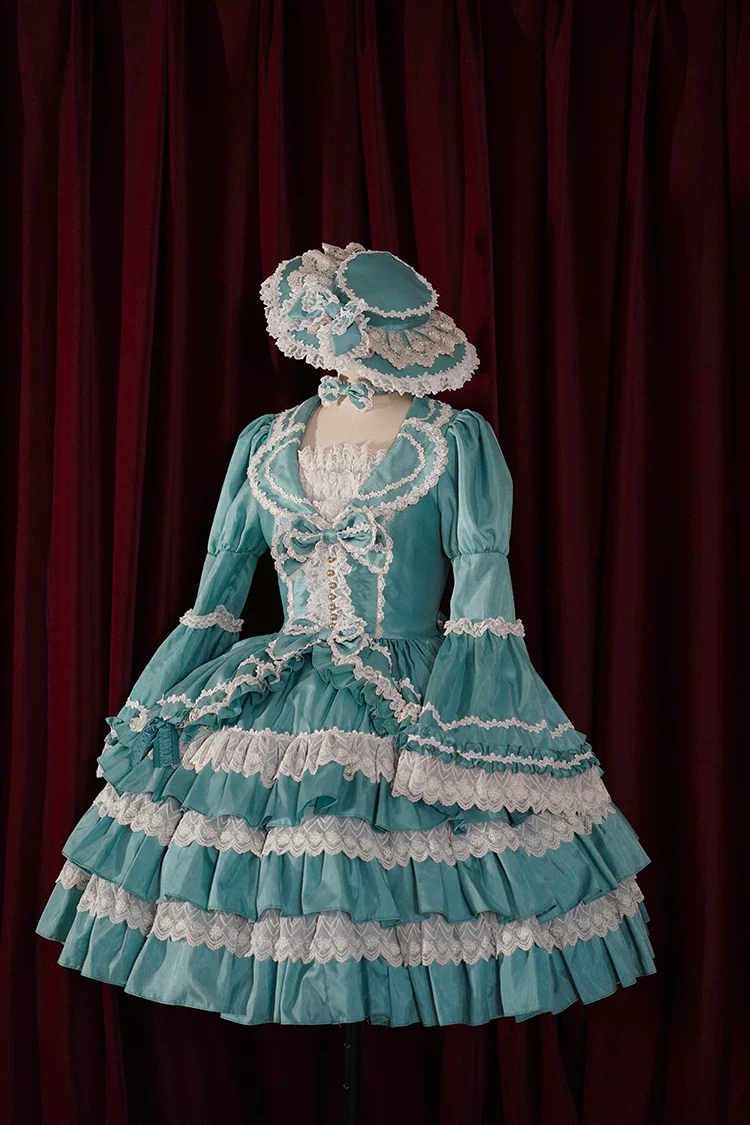 Eternal France Doll - Classic Lolita Doll-like OP Dress - Image 25