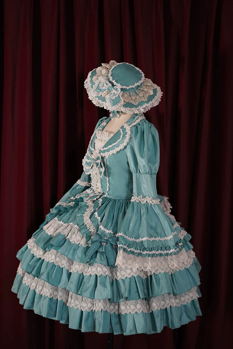 Eternal France Doll - Classic Lolita Doll-like OP Dress - Image 26