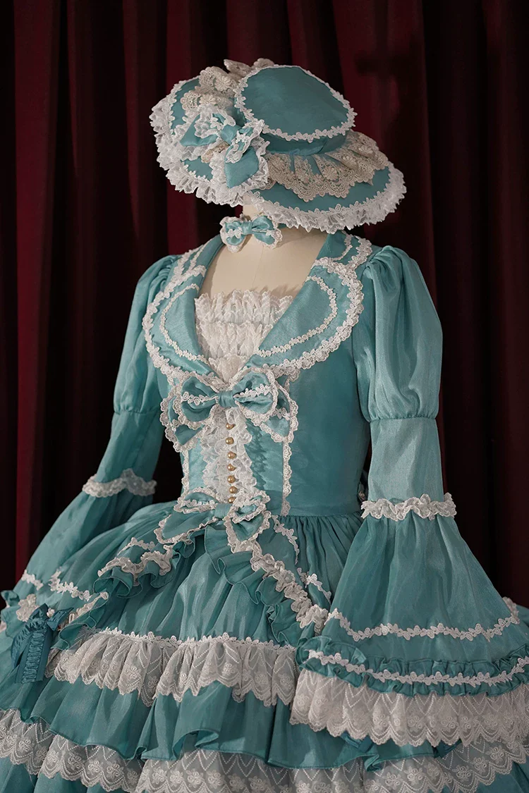 Eternal France Doll - Classic Lolita Doll-like OP Dress - Image 4