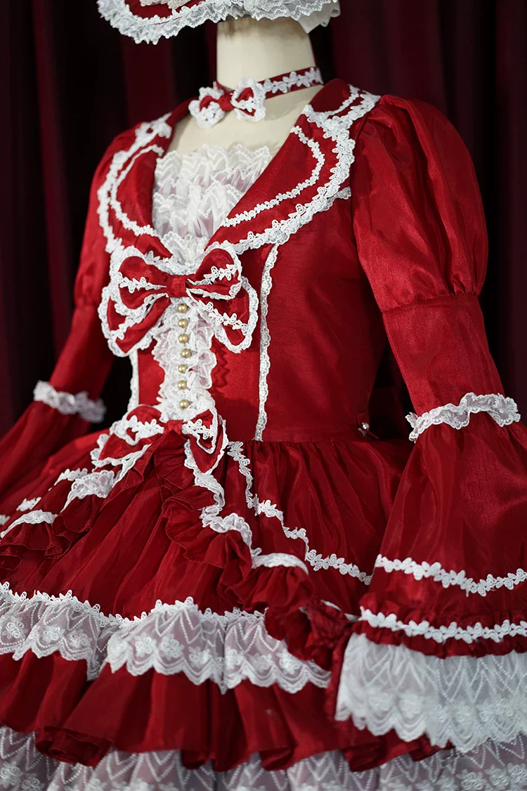 Eternal France Doll - Classic Lolita Doll-like OP Dress - Image 5