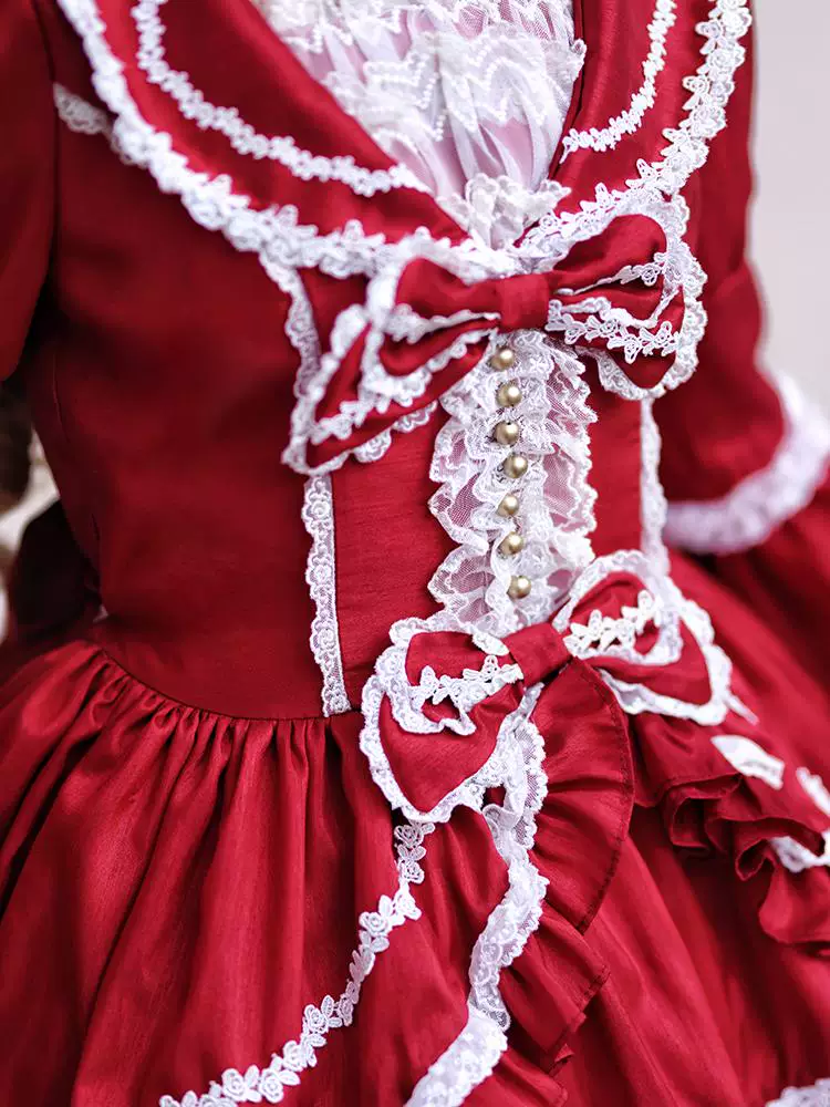 Eternal France Doll - Classic Lolita Doll-like OP Dress - Image 8