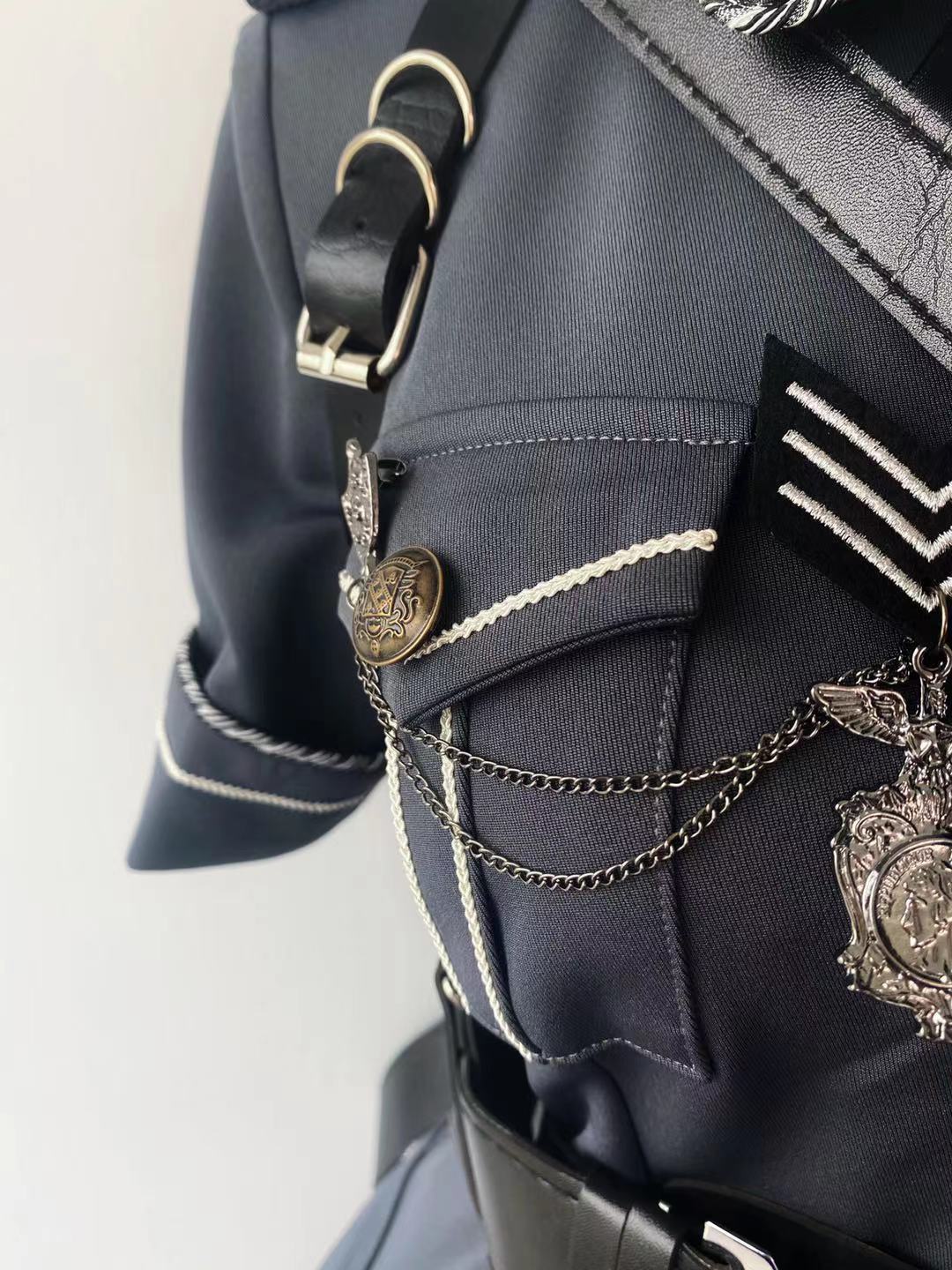 Evil Python 2.0 - Military Lolita Gothic OP Dress - Image 21