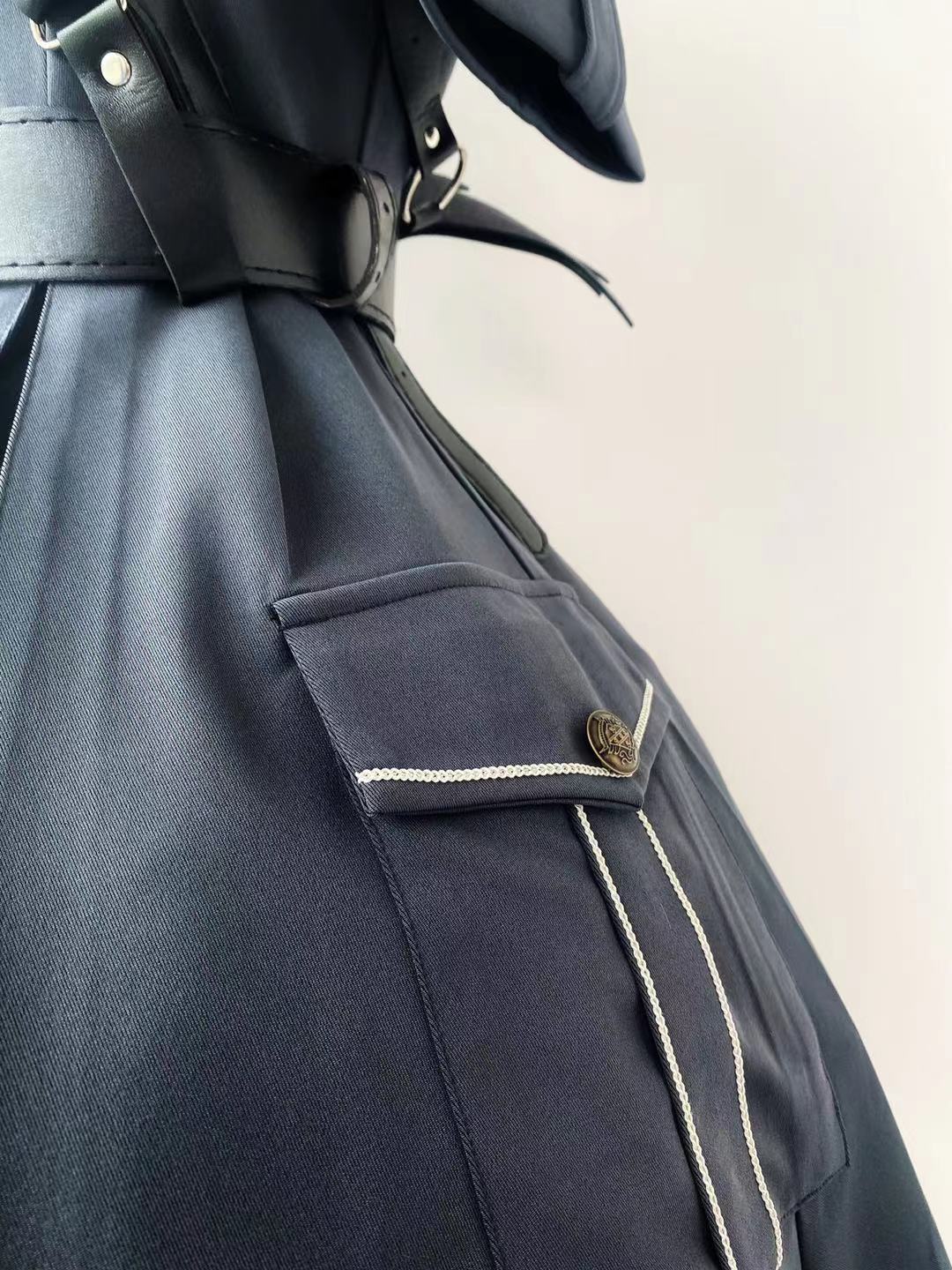 Evil Python 2.0 - Military Lolita Gothic OP Dress - Image 22