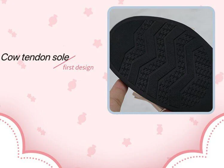Fairy Godmothe - Preppy Style Flat Shoes Mid Heel Round Toe Lolita Shoes - Image 36