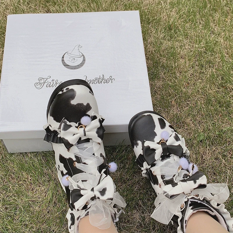 Fairy Godmother - Enthusiastic Ideation - Elegant Lolita Shoes Fleeced Short Martin Boots - Image 31
