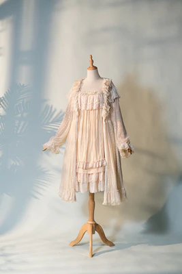 Lazy Holidays - Kawaii Lace Lolita Nightdress Set - Image 9