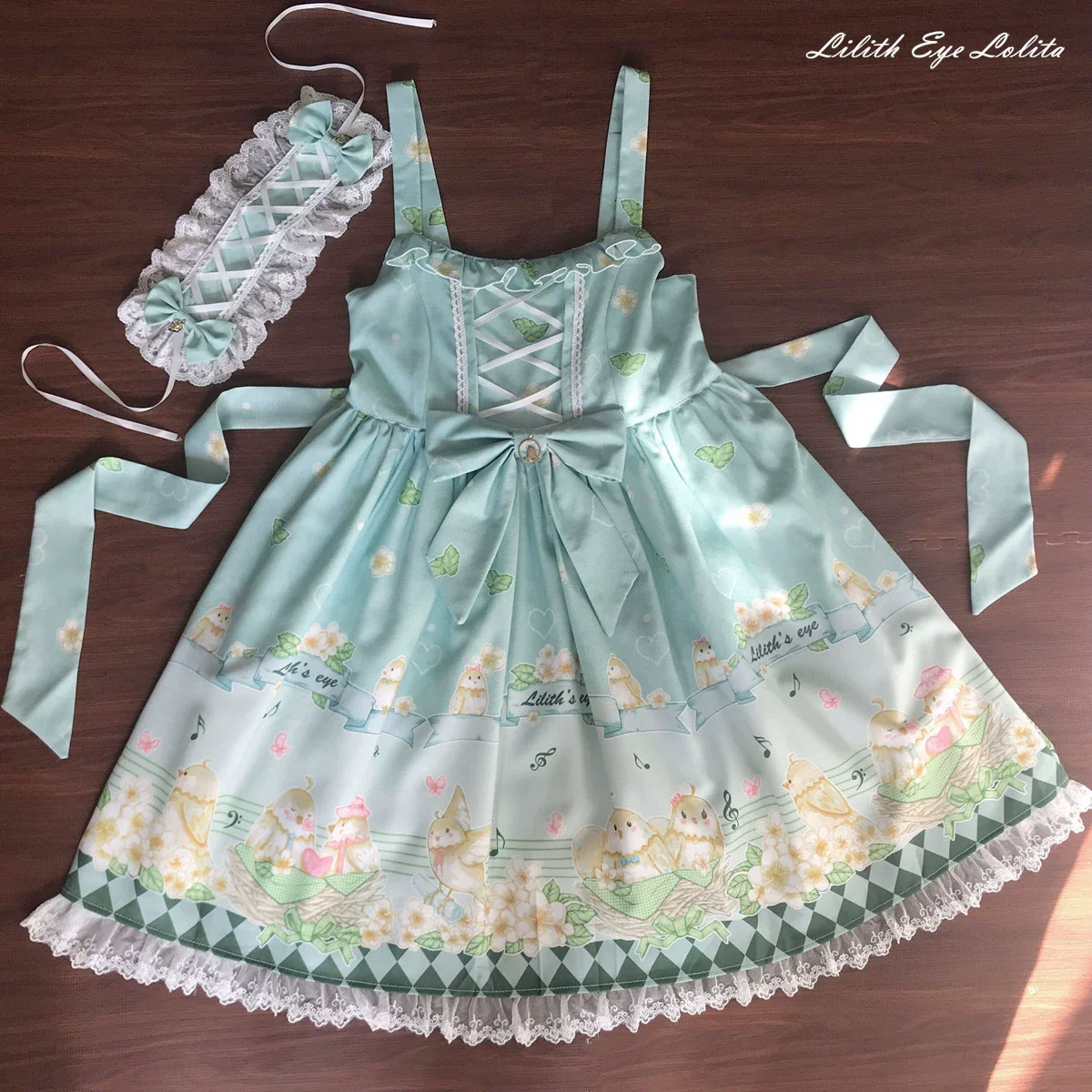 Fat Tweeds and Plumeria - Daily Lolita Jumper Dress Fresh JSK - Image 5