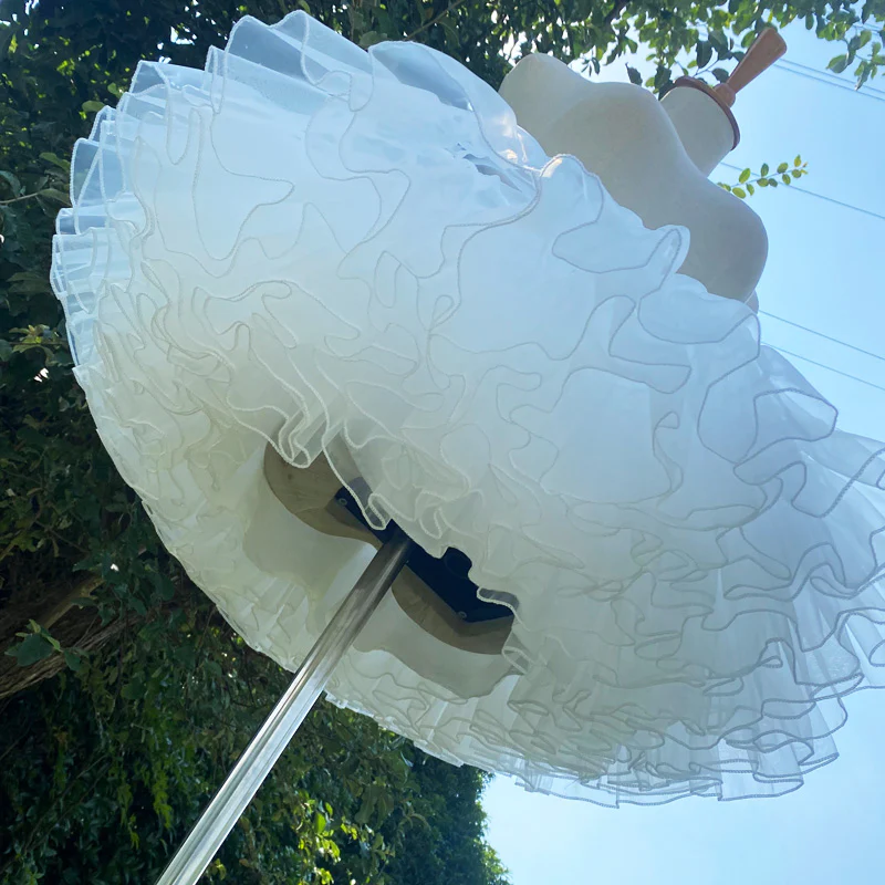 Lolita White A-Line Shape Petticoat - Image 3