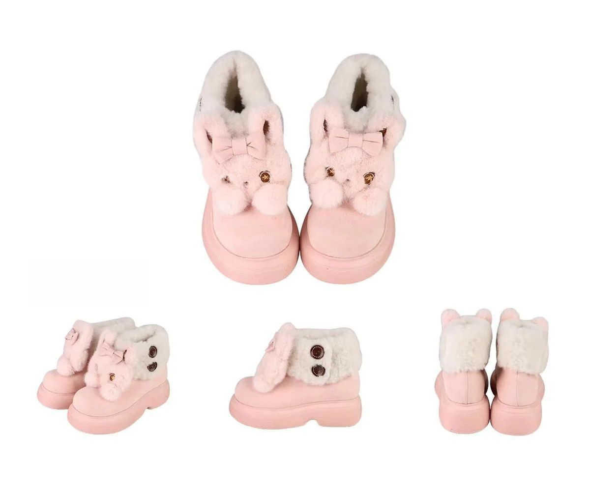 Sheep Puff - Fluffy Zoo - Fluffy Sweet Lolita Snow Boots, Animal Decorations - Image 19