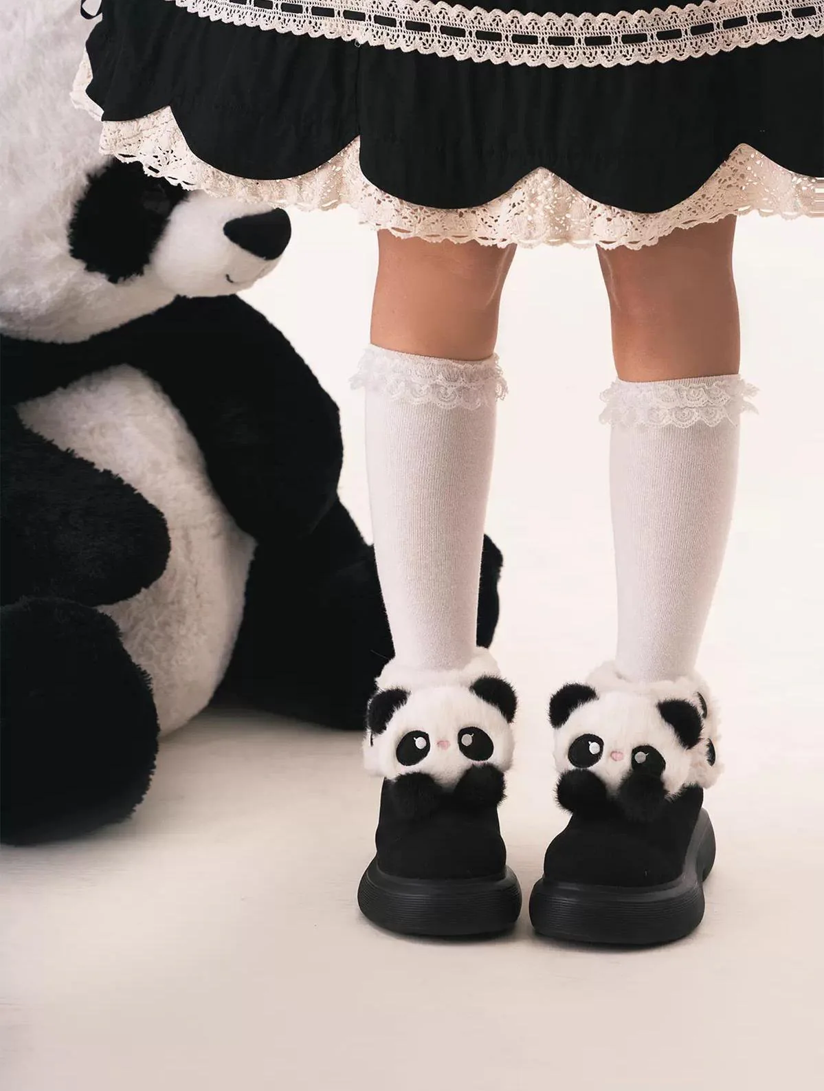 Sheep Puff - Fluffy Zoo - Fluffy Sweet Lolita Snow Boots, Animal Decorations - Image 5