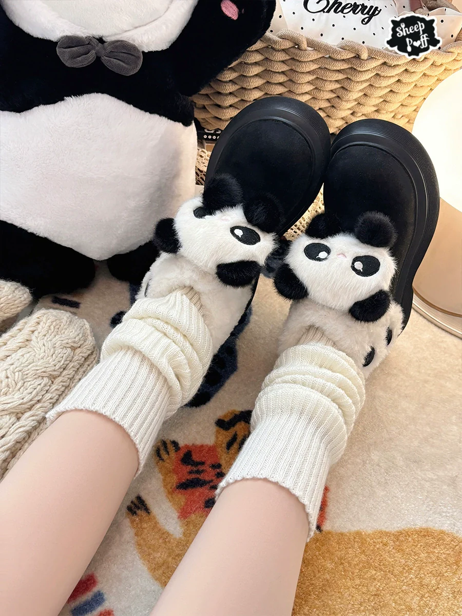Sheep Puff - Fluffy Zoo - Fluffy Sweet Lolita Snow Boots, Animal Decorations - Image 7
