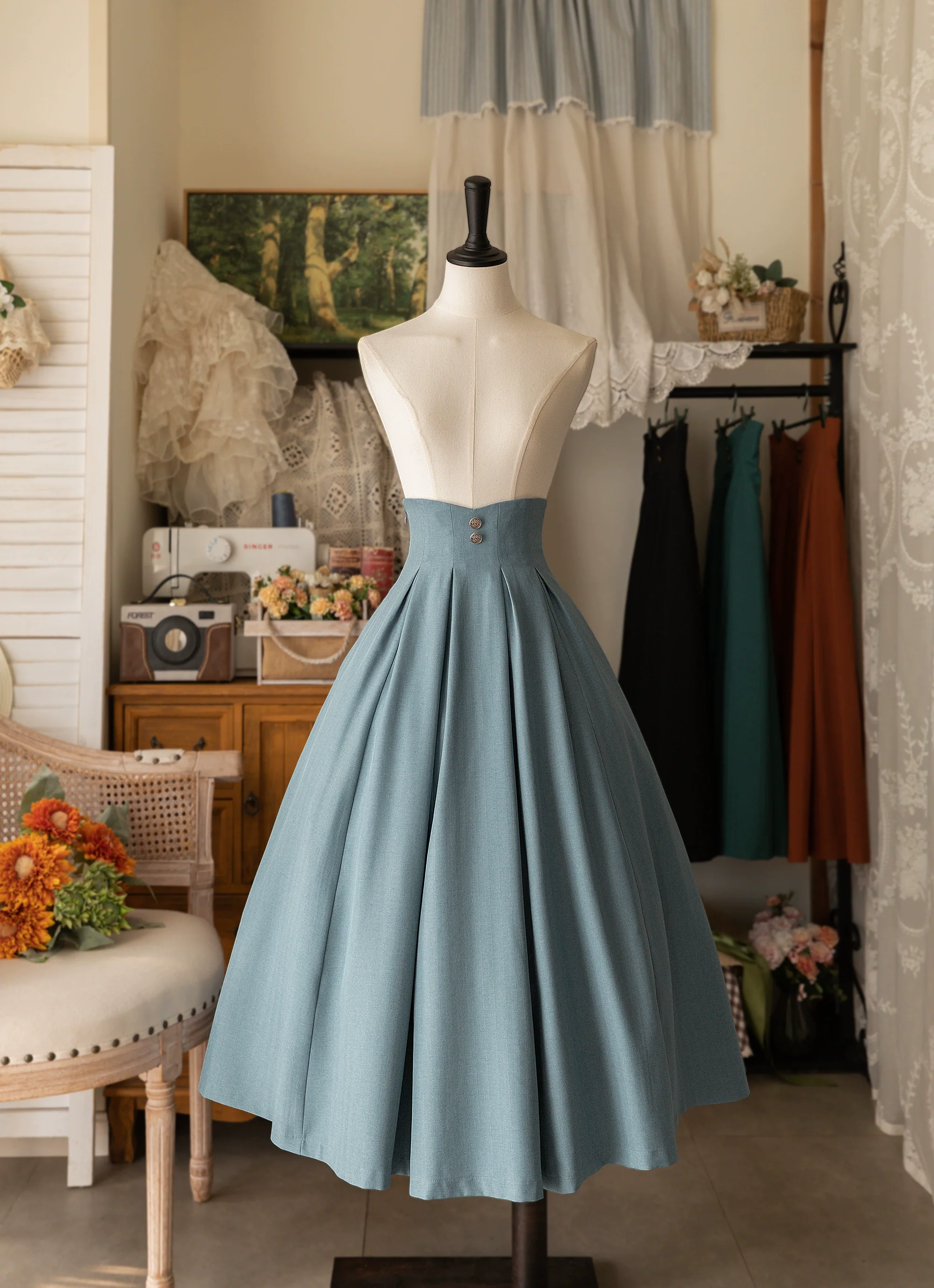 Forest basket - Classic Elegant Lolita SK Spring Autumn Versatile Skirt - Image 11