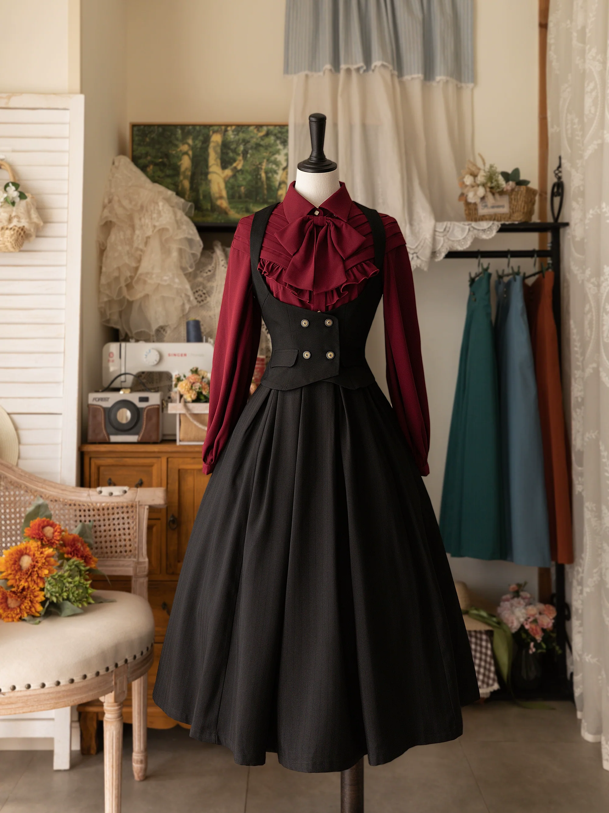 Forest basket - Classic Elegant Lolita SK Spring Autumn Versatile Skirt - Image 12