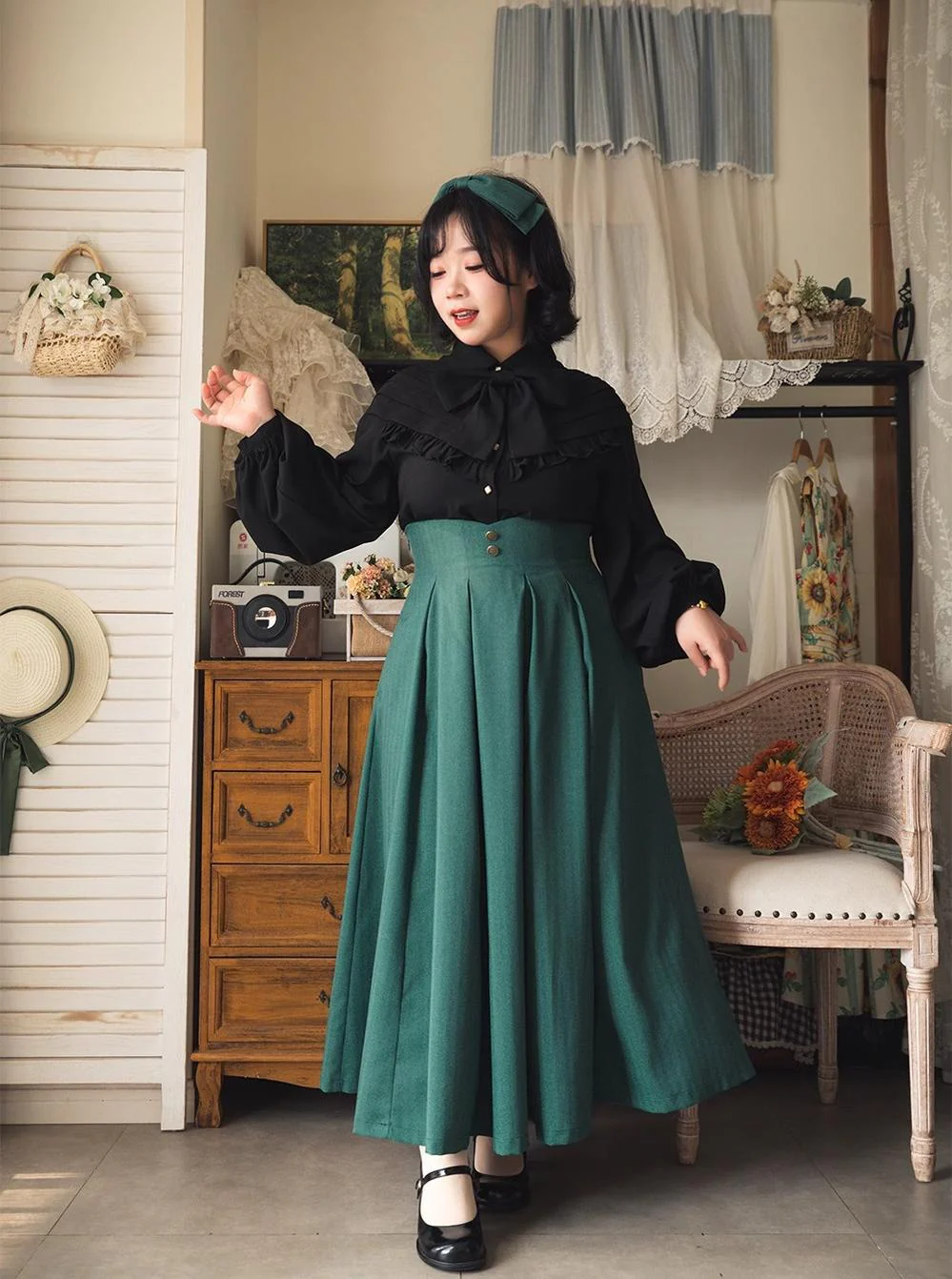 Forest basket - Classic Elegant Lolita SK Spring Autumn Versatile Skirt - Image 5