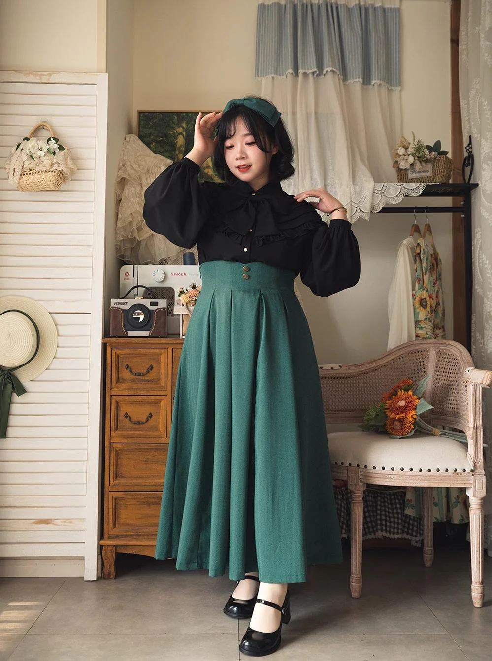 Forest basket - Classic Elegant Lolita SK Spring Autumn Versatile Skirt - Image 6
