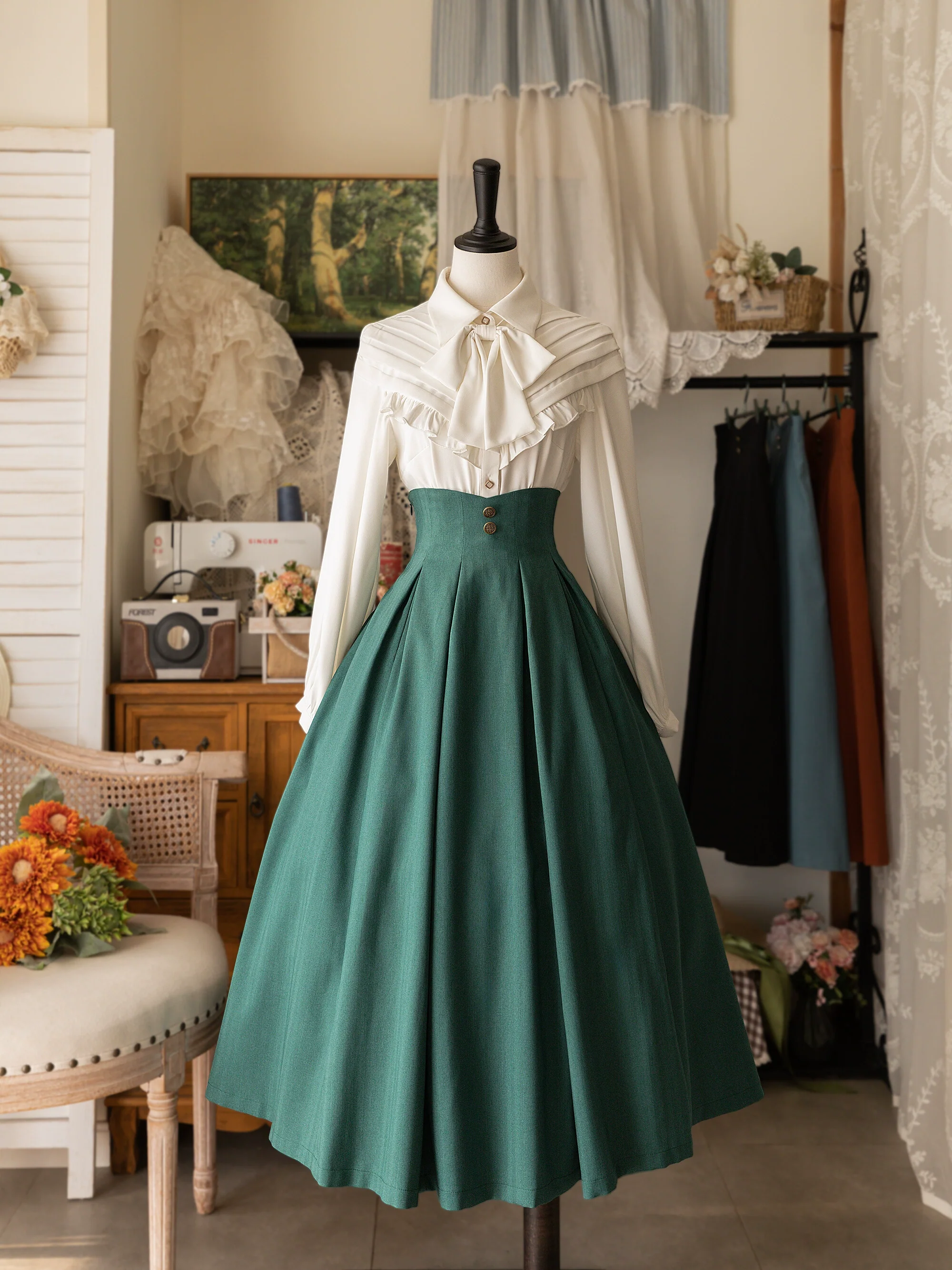 Forest basket - Classic Elegant Lolita SK Spring Autumn Versatile Skirt - Image 7