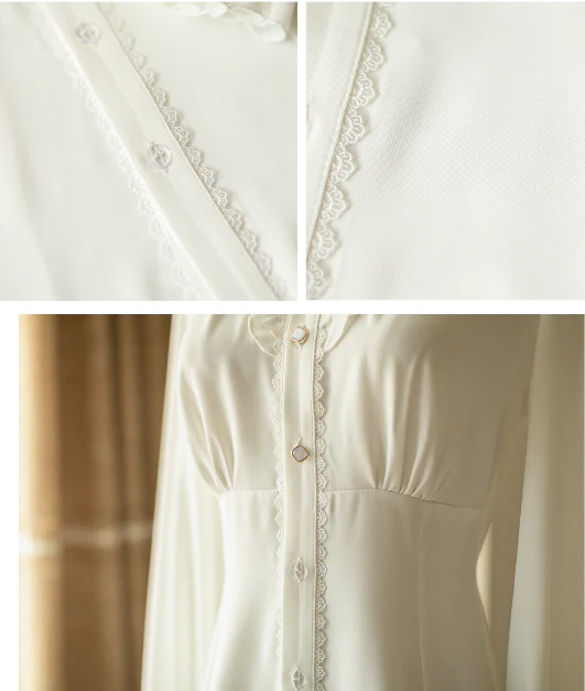 South of the Forest - Vintage Lolita Halter JSK Dress, French Style Blouse - Image 34