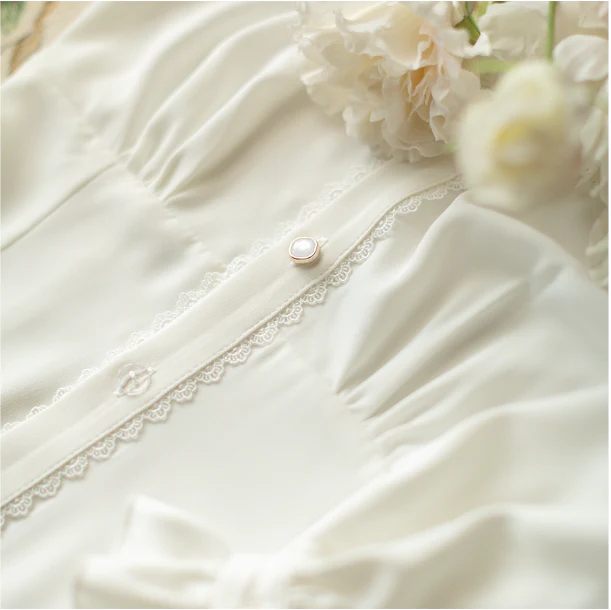 South of the Forest - Vintage Lolita Halter JSK Dress, French Style Blouse - Image 35