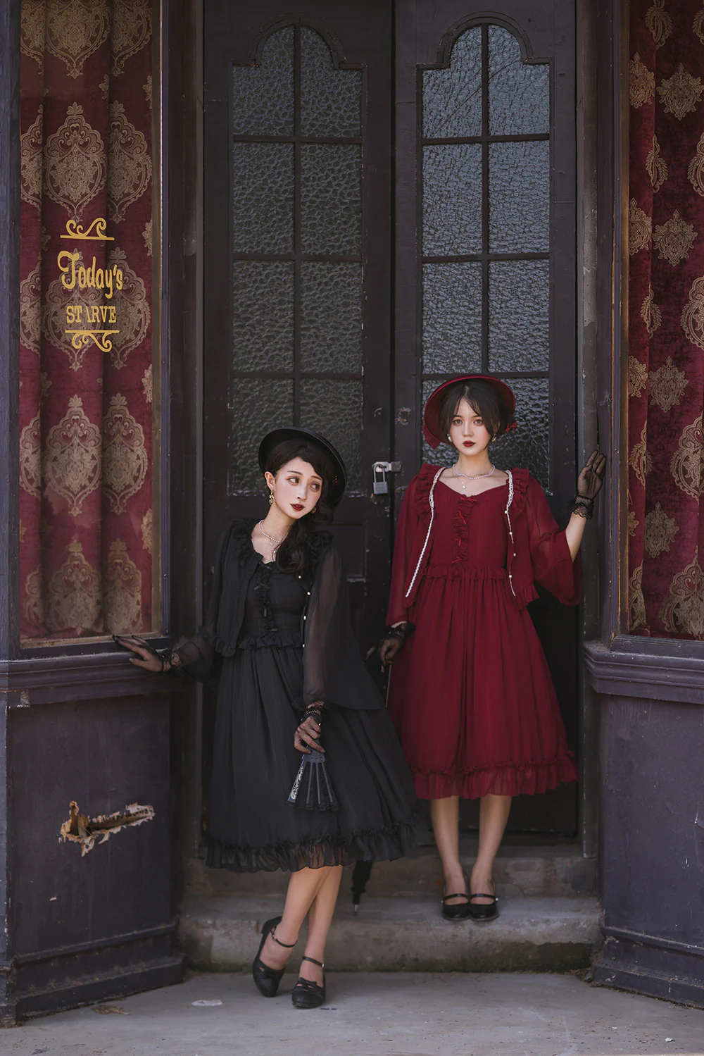 Miss point - Rhine Riverside - French Vintage Chiffon Lolita JSK - Image 11