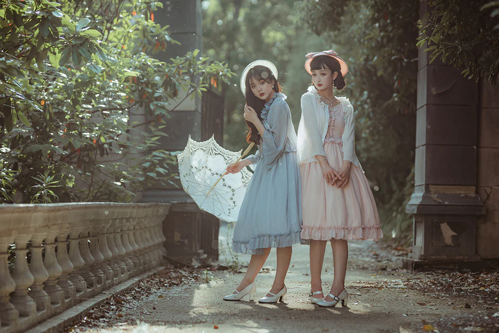 Miss point - Rhine Riverside - French Vintage Chiffon Lolita JSK - Image 17