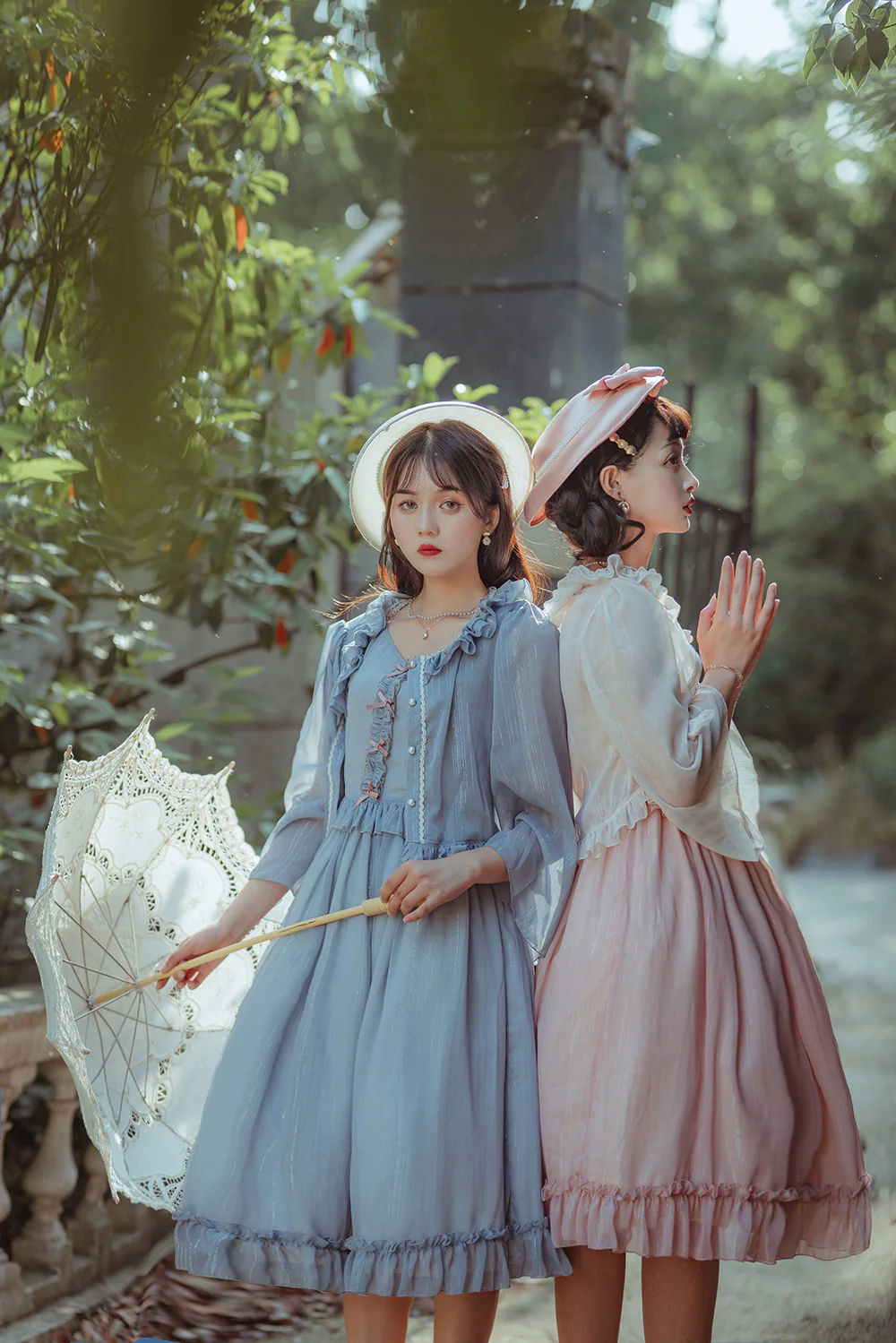 Miss point - Rhine Riverside - French Vintage Chiffon Lolita JSK - Image 18