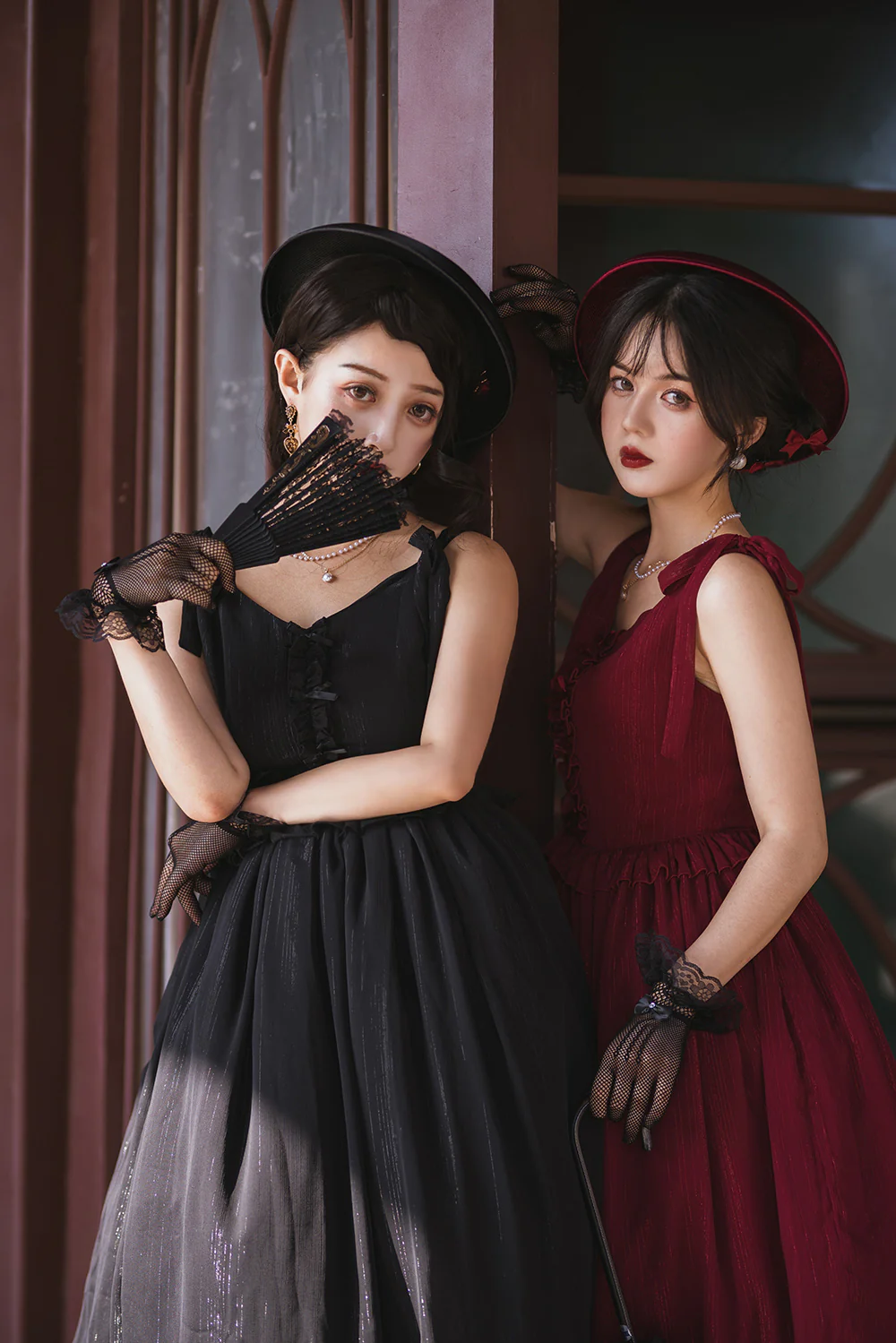 Miss point - Rhine Riverside - French Vintage Chiffon Lolita JSK - Image 2