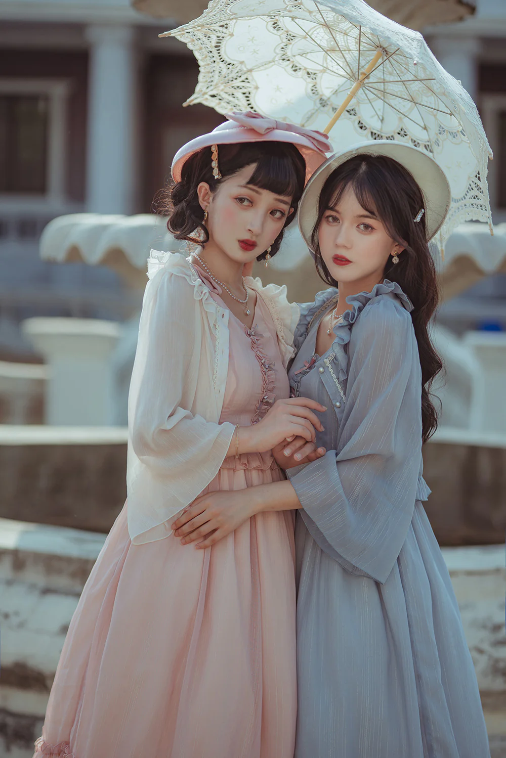 Miss point - Rhine Riverside - French Vintage Chiffon Lolita JSK - Image 21