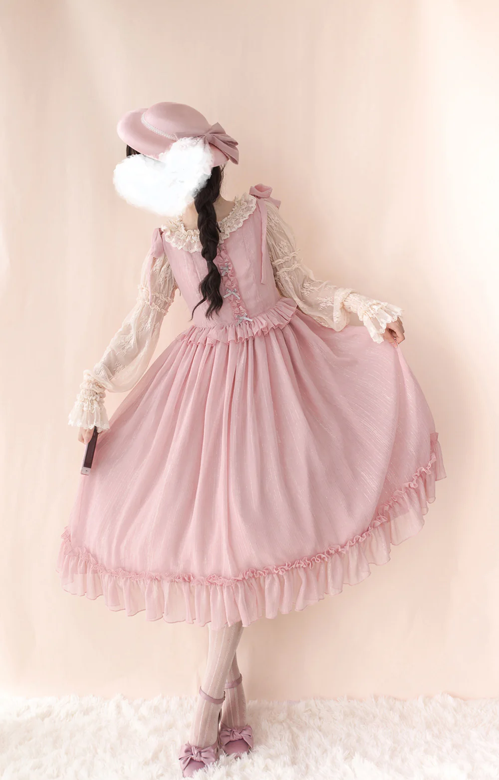 Miss point - Rhine Riverside - French Vintage Chiffon Lolita JSK - Image 30