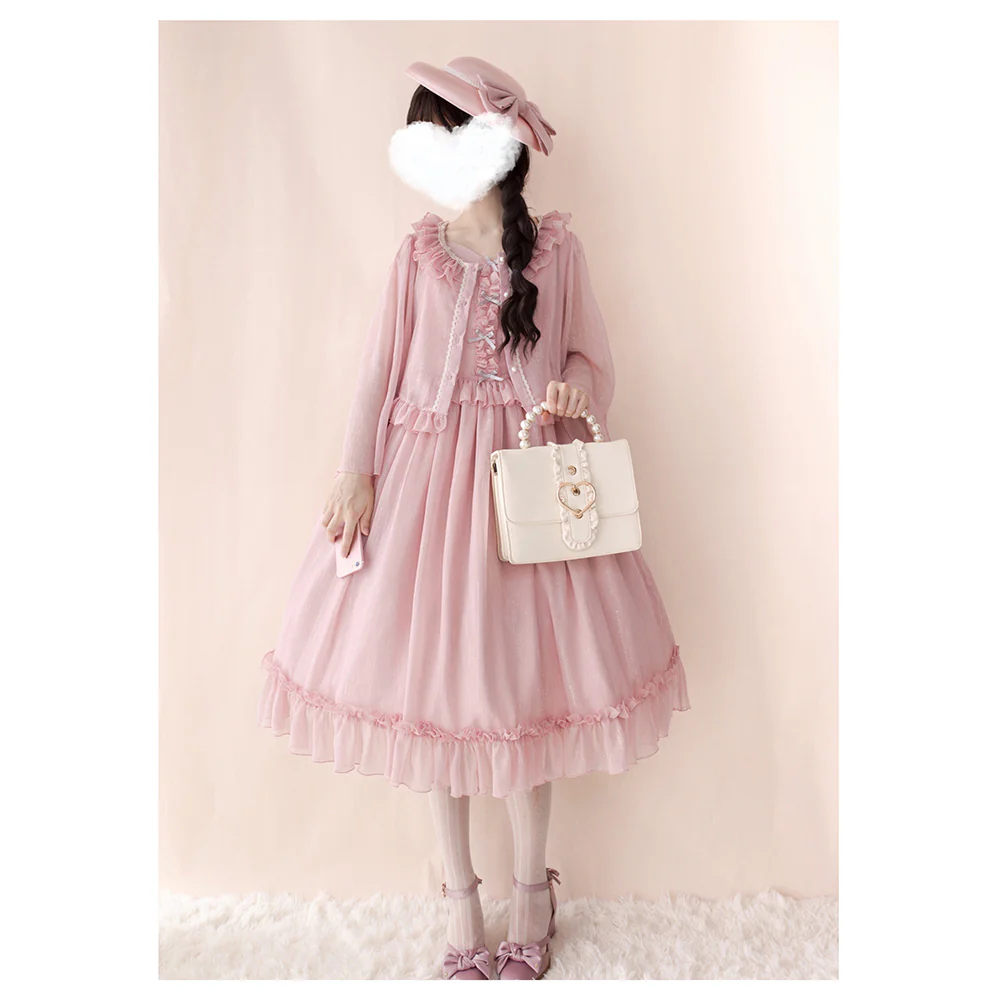 Miss point - Rhine Riverside - French Vintage Chiffon Lolita JSK - Image 31