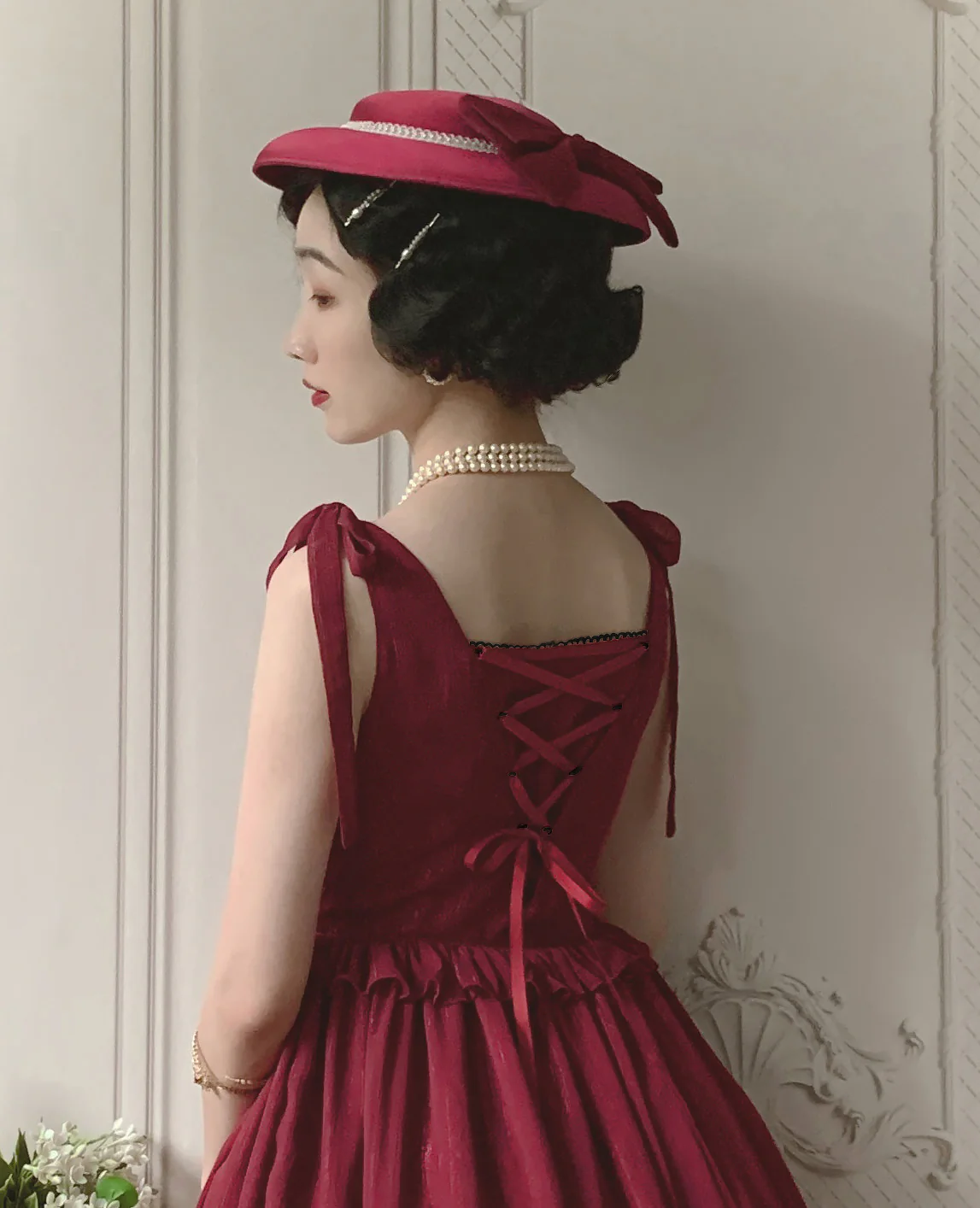 Miss point - Rhine Riverside - French Vintage Chiffon Lolita JSK - Image 33