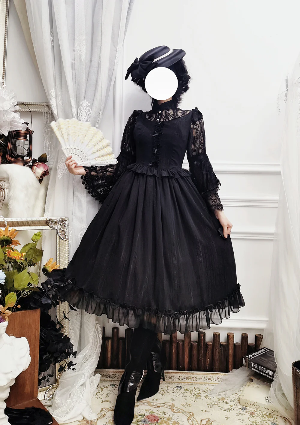 Miss point - Rhine Riverside - French Vintage Chiffon Lolita JSK - Image 37